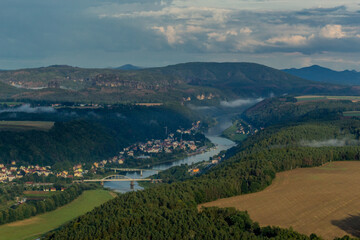 Erkundungstour durch die sächsische Schweiz an verschiedenen Orten - Sachsen/Deutschland