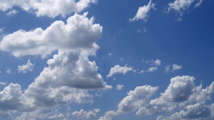 Obraz premium blue sky with clouds