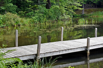 Naklejka premium Dock on Lake