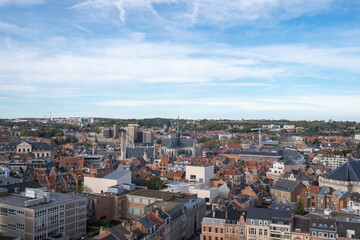 Fototapeta na wymiar panorama of Leuven, Belgium