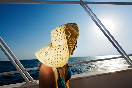 Woman on ship