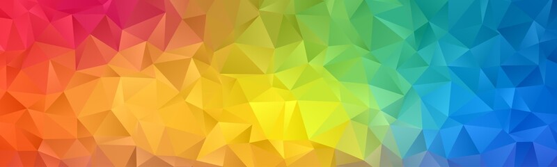 Abstract geometric polygon background wallpaper. Header cover with triangle shape low polly colorful