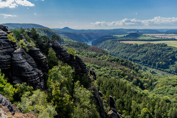 Erkundungstour durch die sächsische Schweiz an verschiedenen Orten - Sachsen/Deutschland