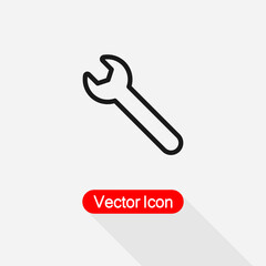 Wrench Icon Vector Illustration Eps10
