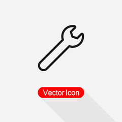 Wrench Icon Vector Illustration Eps10