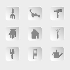 set of icons for web