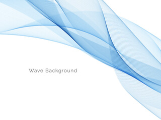 Blue wave stylish dymanic background