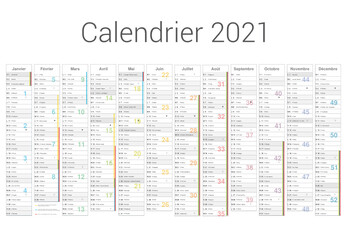 calendrier 2021 14 mois avec vacances scolaires officielles 2021 2022 entièrement modifiable via calques et texte arial