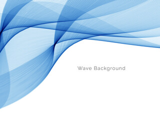 Blue wave stylish dymanic background
