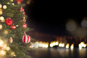Christmas and New Year holidays background .