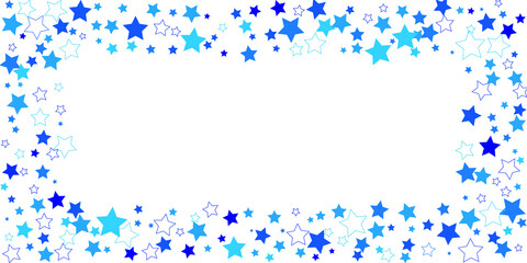 Shooting stars confetti. Multi-colored stars. Holiday background. Abstract texture on a white background. Design element. Vector illustration, EPS 10.	