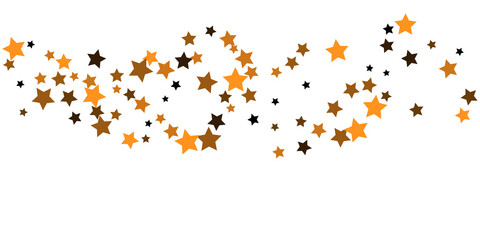 Shooting stars confetti. Multi-colored stars. Holiday background. Abstract texture on a white background. Design element. Vector illustration, EPS 10.	