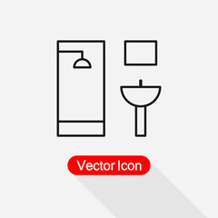 Bathroom Icon Vector Illustration Eps10