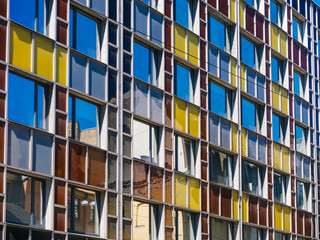 Obraz premium Colorful facade of a building