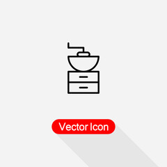 Coffee Grinder Icon Vector Illustration Eps10