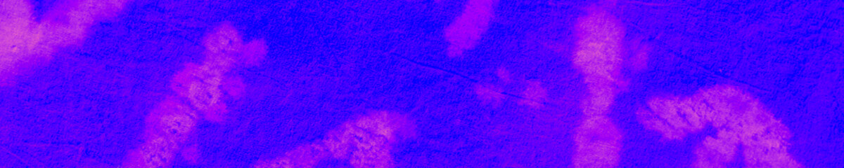 Blue Neon Ikad Design. Tie Dye Batik Style. 