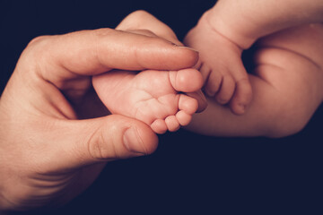 Baby body parts hands 