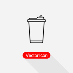 Coffee away Cup Icon Vector Illustration Eps10