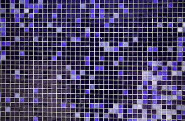 Decorative blue tiles