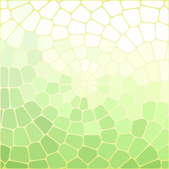 Fototapeta premium colored chaotic stones. Abstract modern endless background in glowing green colors. Vector illustration.