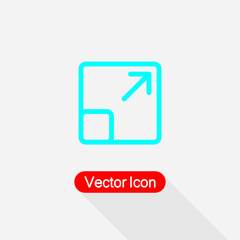Enlarge Icon Vector Illustration Eps10
