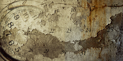 Clock and calendar