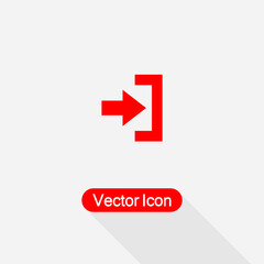 Exite Icon Vector Illustration Eps10