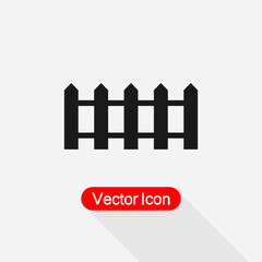 Fence Icon Vector Illustration Eps10