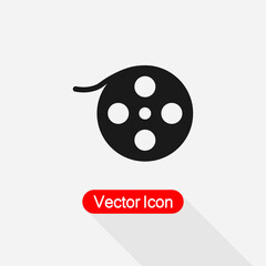 Fototapeta premium Film Strip Icon Film Reel Icon