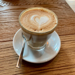 Hearty afternoon coffee in the coffeehouse