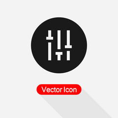 Filter Icon, Settings Icon Vector Illustration Eps10