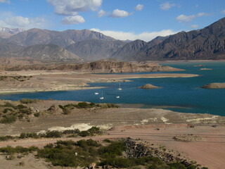 Dam in the Argentinian Andes