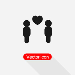 Gay Love Icon Vector Illustration Eps10