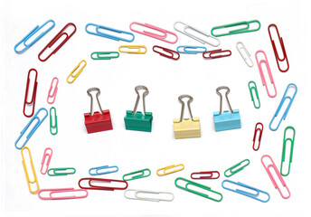 Paper clips and binders square