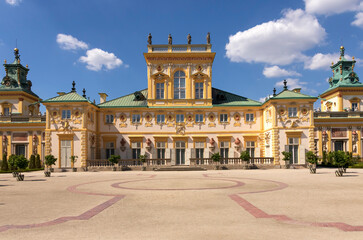 Fototapeta na wymiar Pałac w Wilanowie, Warszawa