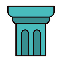 pillar icon image, line and fill style