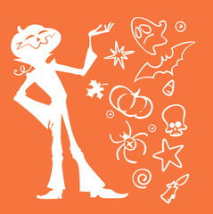 Halloween vector illustration