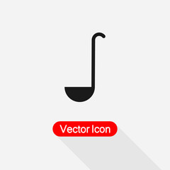 Obraz premium Ladle Icon Vector Illustration Eps10