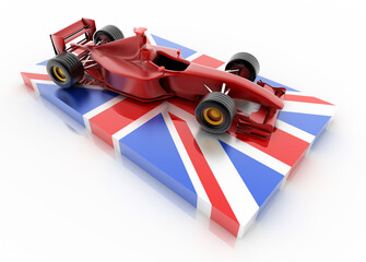 Naklejka premium Great Britain and Brexit, 3d rendering