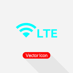 LTE Network Icon Vector Illustration Eps10