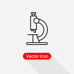 Microscope Icon Vector Illustration Eps10