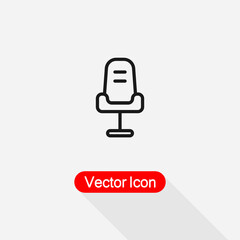 Office Chair Icon Vector Illustration Eps10