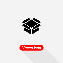 Package Icon Box Icon Vector Illustration Eps10