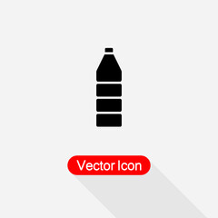 Plastic Bottle Icon Vector Illustration Eps10