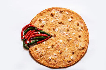 Delicious pizza. Pizza photo. Background. 