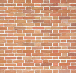 wall of red-brown brick with white veins. background and texture.