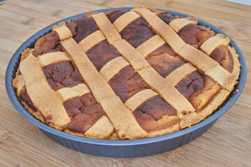 Pastiera napoletana, neapolitan typical easter cake