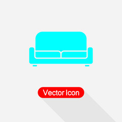 Sofa Icon Vector Illustration Eps10