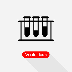 Test Tube Icon Vector Illustration Eps10