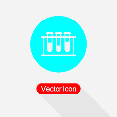 Test Tube Icon Vector Illustration Eps10